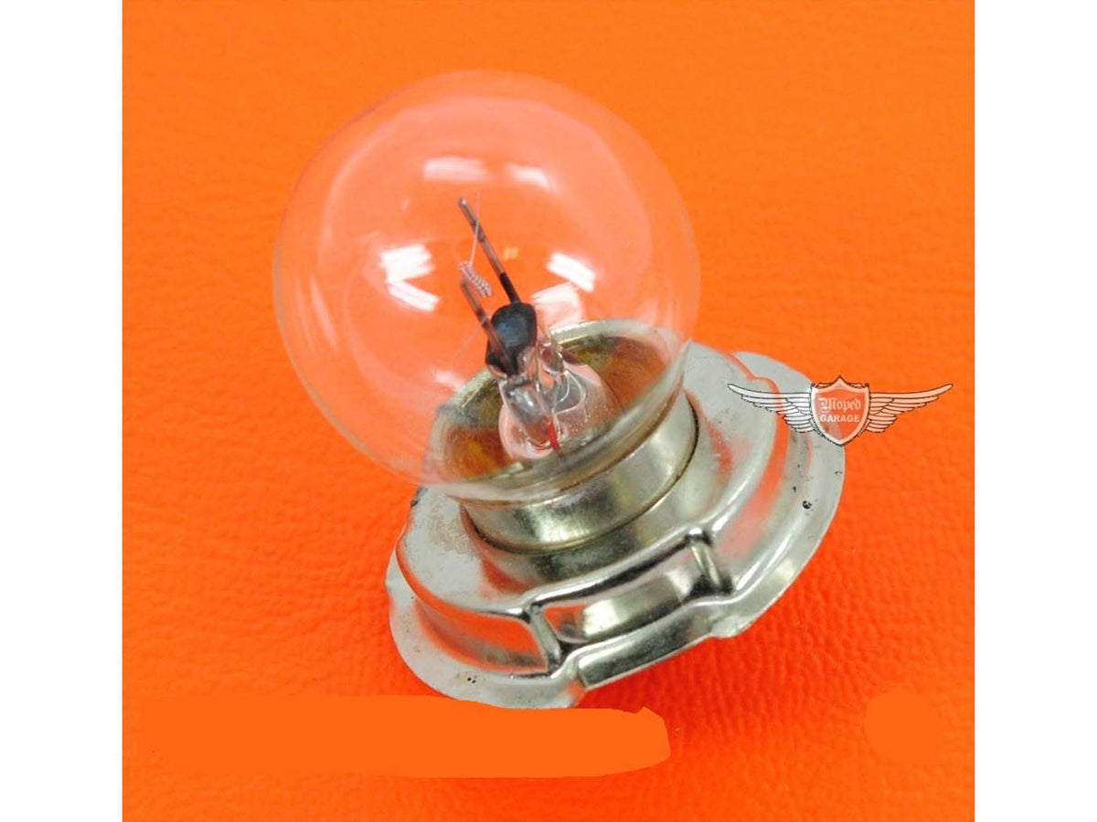 Ampoule de phare P26S 6 Volt 15 Watt pour Kreidler Florett Eiertank, Zündapp M 50, 25 Bergsteiger, Super Combinette, Sport C R ZD 25, 40