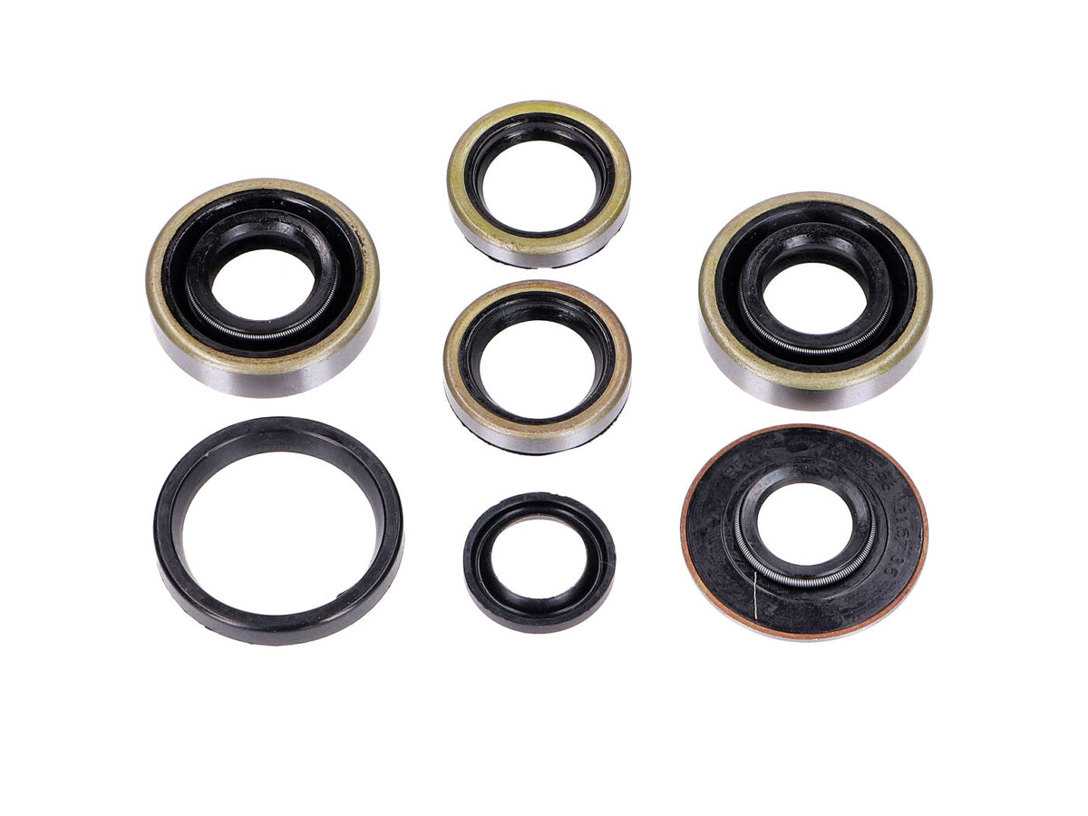 Jeu de 6 joints Simmering noirs pour Hercules, KTM, Miele, DKW, Göricke, Gritzner, 50/AM A, AM B, AMA I, A S, 2S, 2KS