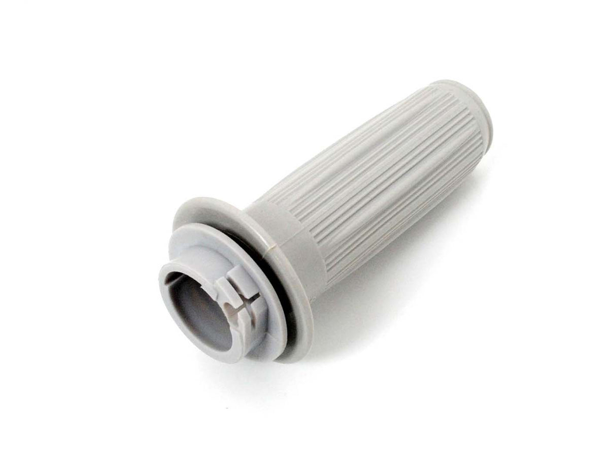 Poignée de gaz plastique gris pour Zündapp Bergsteiger C, CX, CS, KS, Automatik Mofa, Cyclomoteur type 444, Kreidler, Puch, Hercules, KTM, Rixe