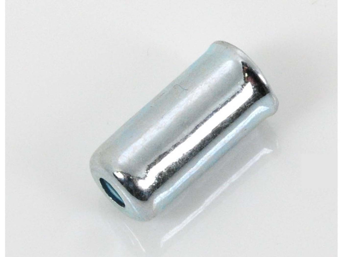 Embout métallique 5mm x 12mm perçage 2,5mm diamètre extérieur 7mm pour vélomoteur, cyclomoteur, mobylette