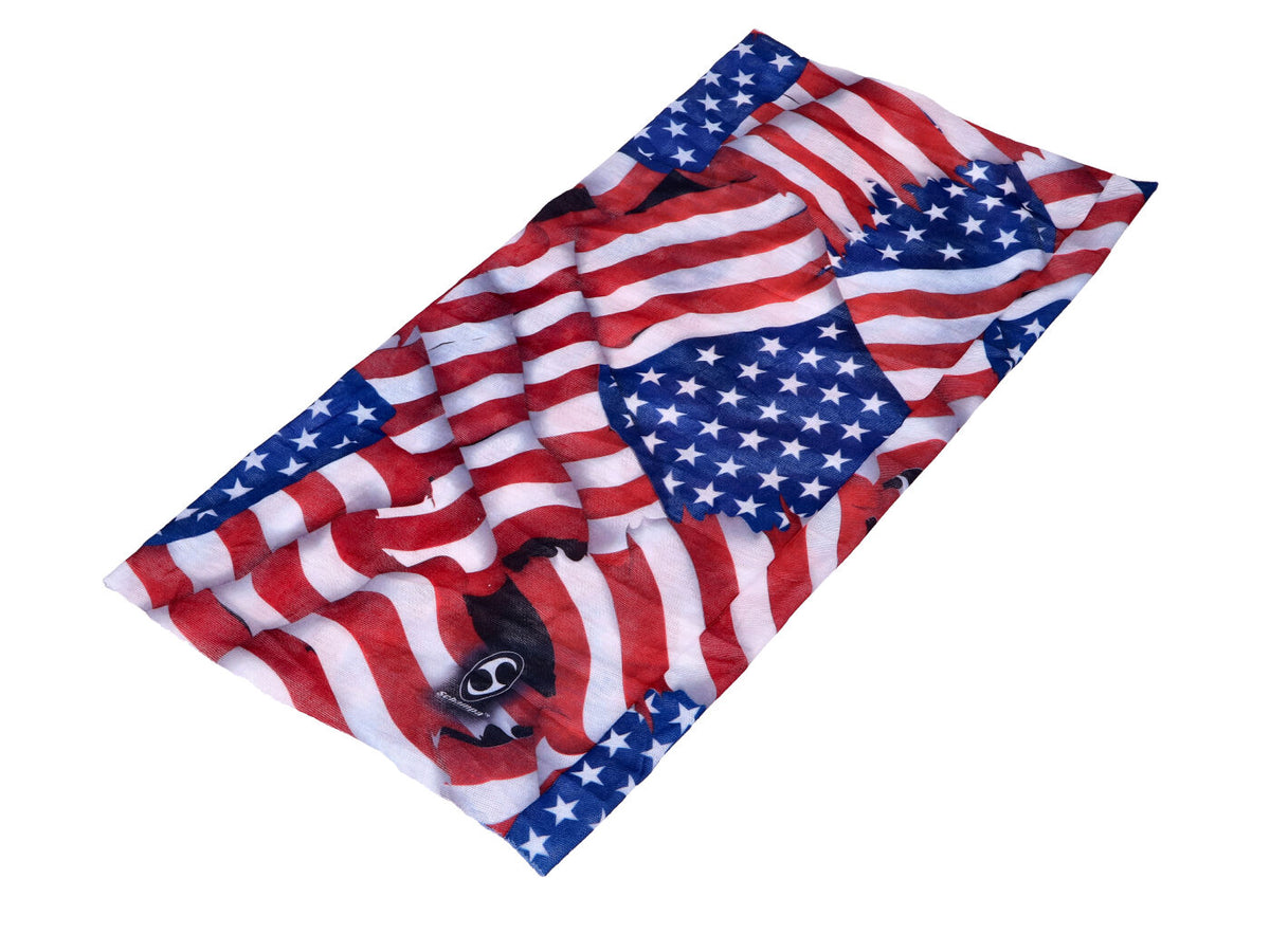 écharpe shampooing drapeau américain pour cyclomoteur moto scooter