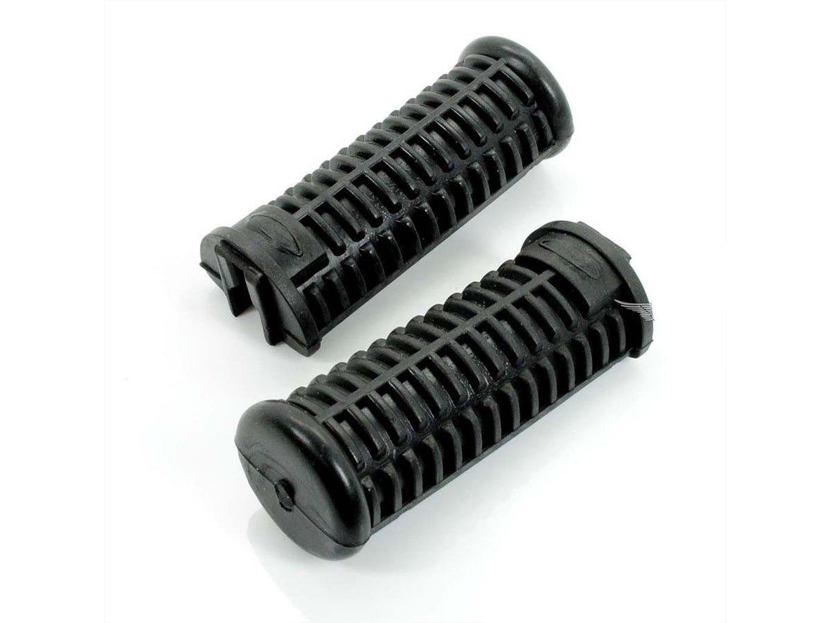 Caoutchouc de repose-pied noir 90mm x 35mm 12mm pour Honda Dax ST 50, 70