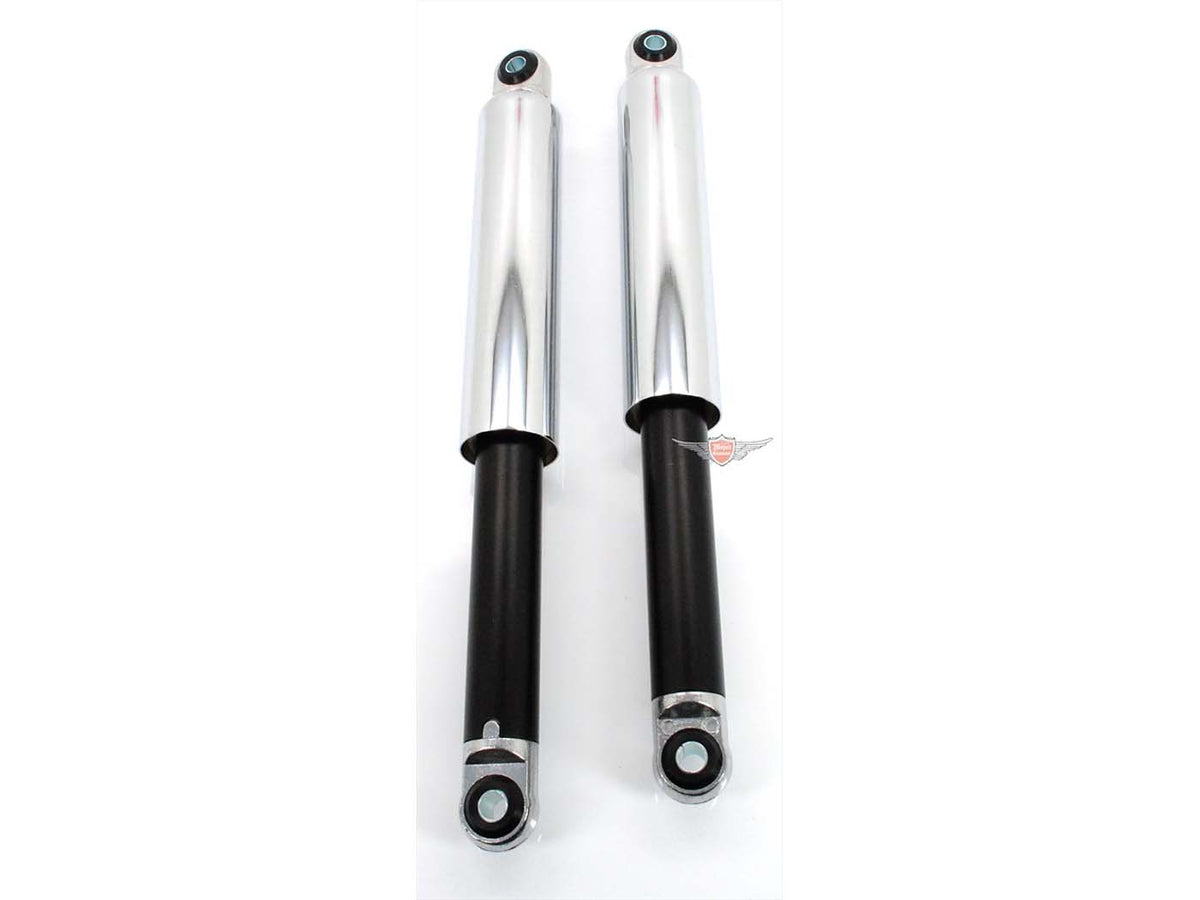 Jeu d´amortisseurs IMCA 380mm chrome/noir