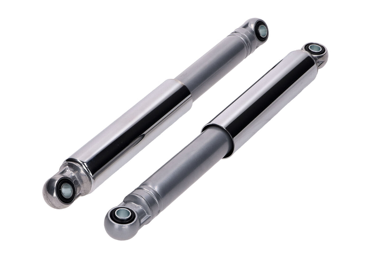 Jeu d´amortisseurs IMCA 310mm chrome/gris