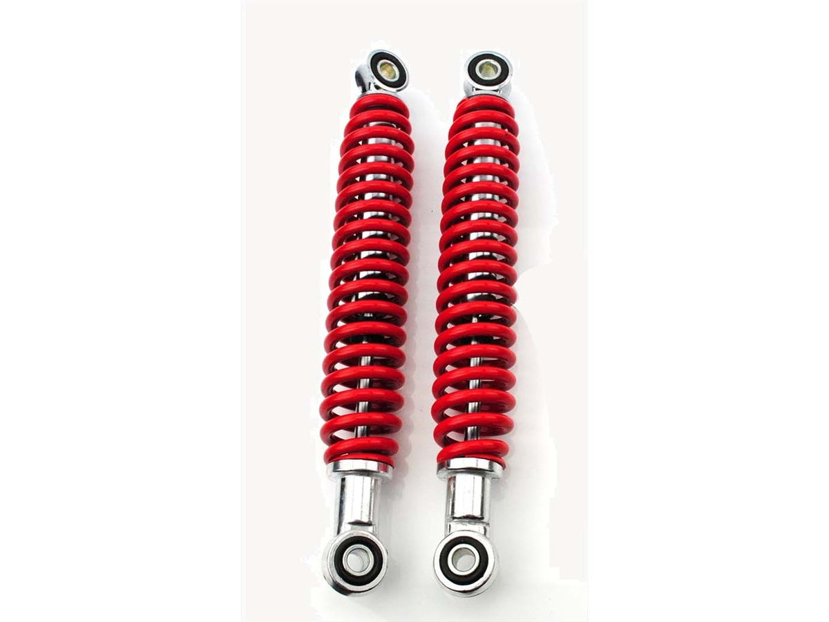 Jeu d´amortisseurs rouge 285mm 10mm pour Yamaha FS 1