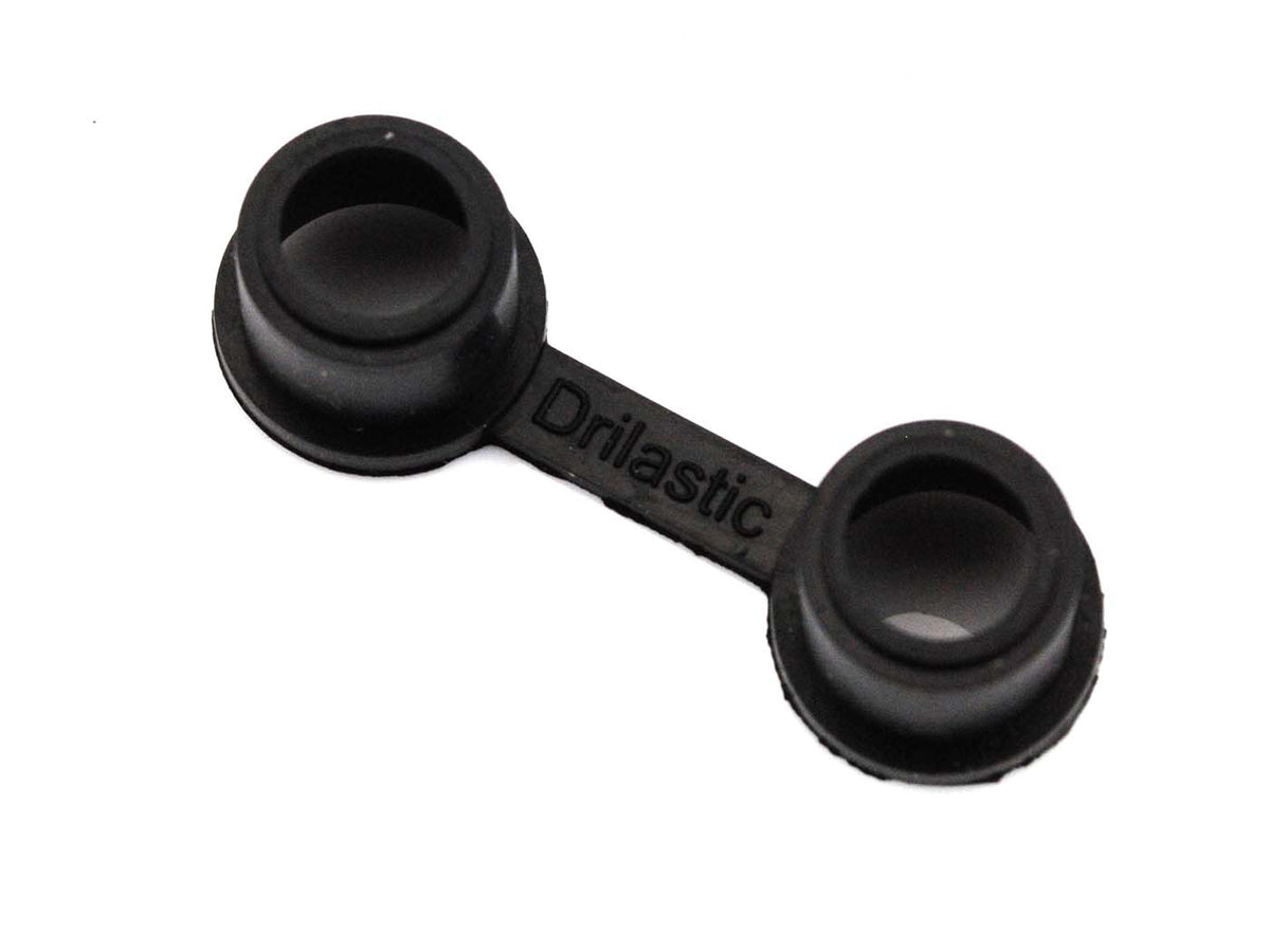 Capuchon anti-poussière Drilastic Caoutchouc Double Noir pour Kreidler Florett RS RMC