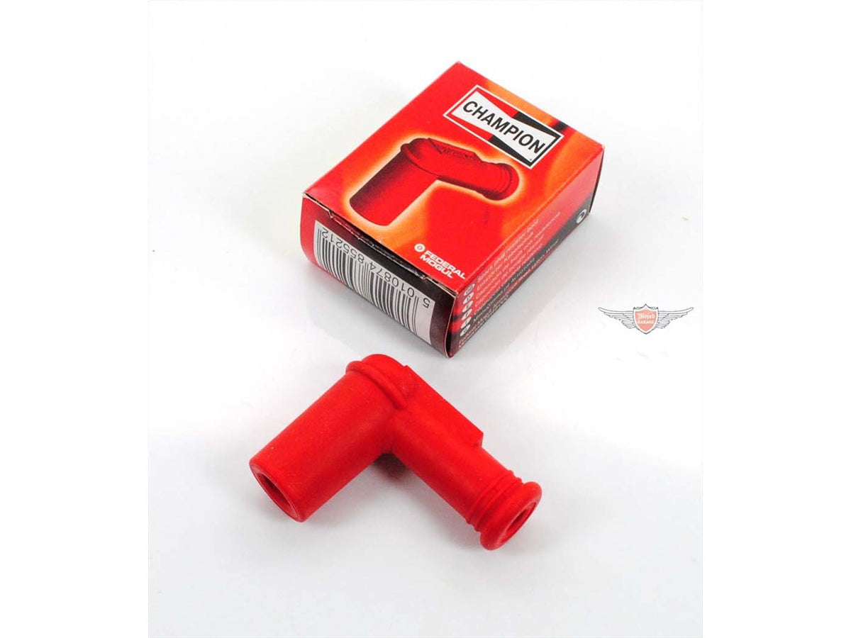 Cosse de bougie Champion silicone 5k Ohm rouge pour Zündapp, Kreidler, Hercules, Puch, KTM, Yamaha, Honda, Kawasaki, Suzuki
