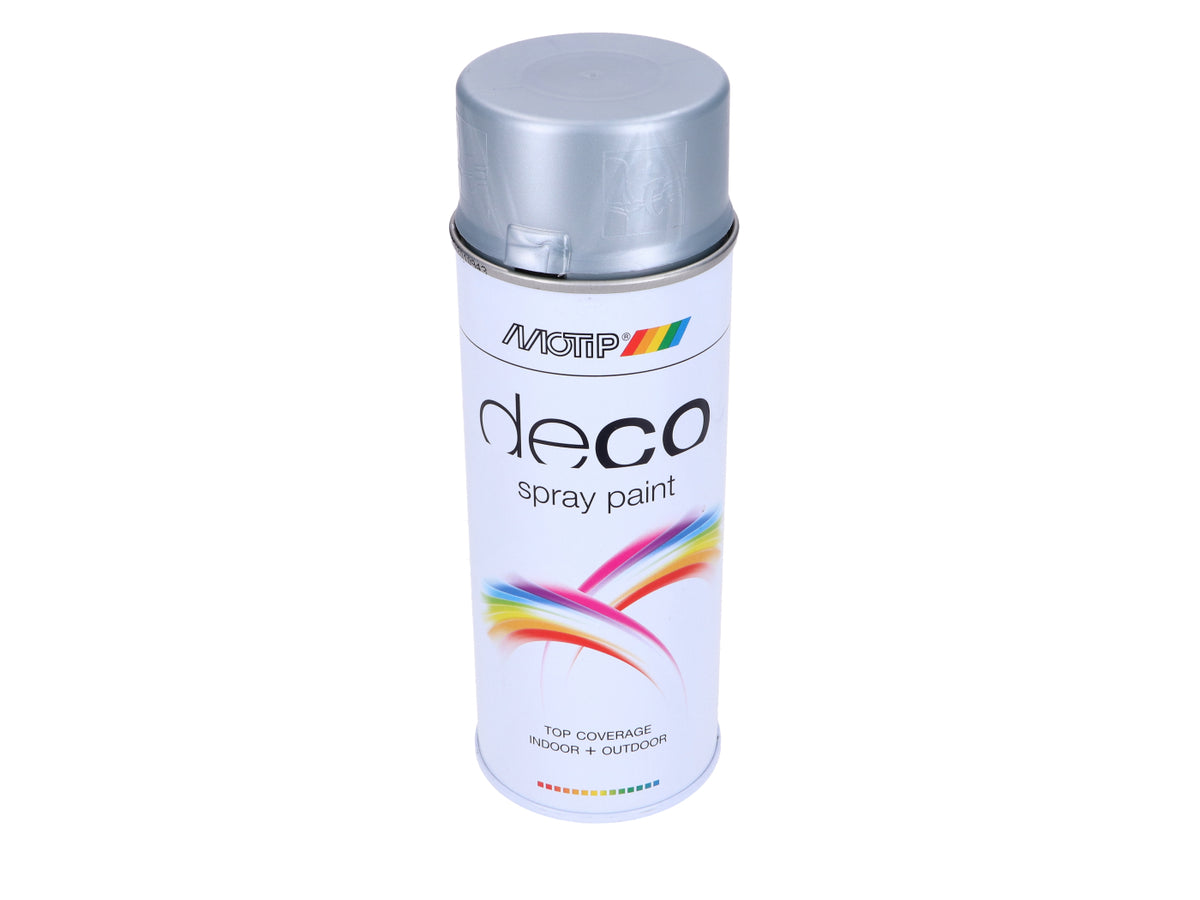Spray de peinture Motip argent 400ml aérosol
