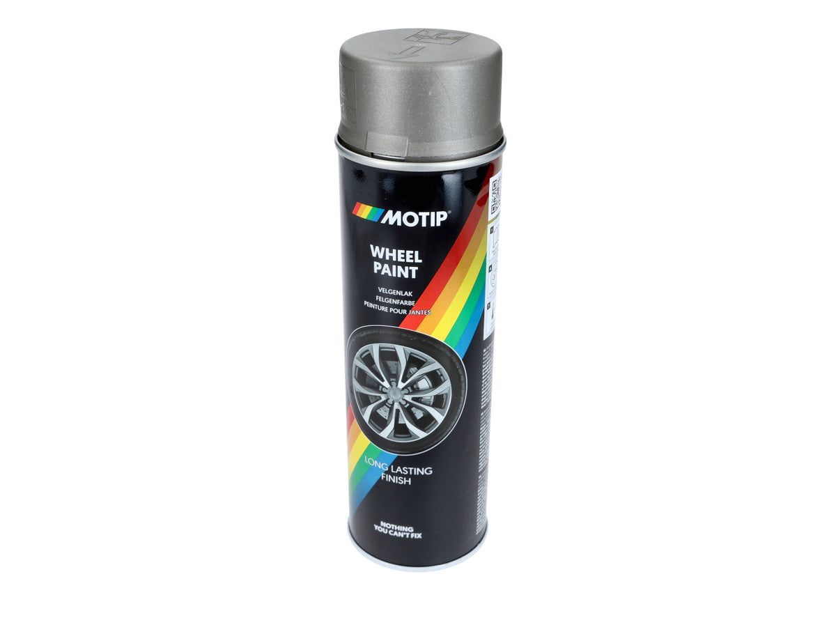 Vernis pour jantes Motip gris, aérosol 500ml