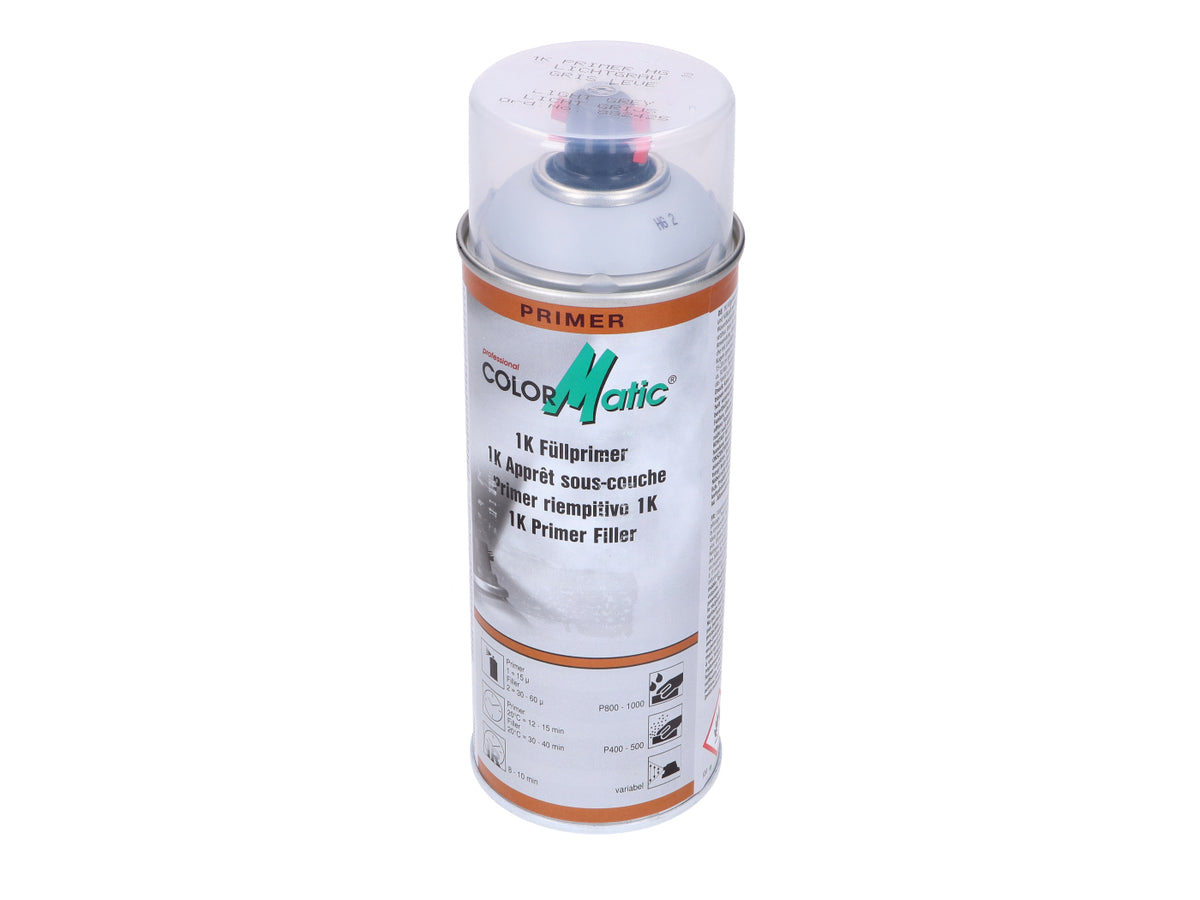 Primaire de remplissage en spray gris clair, boîte de 400 ml