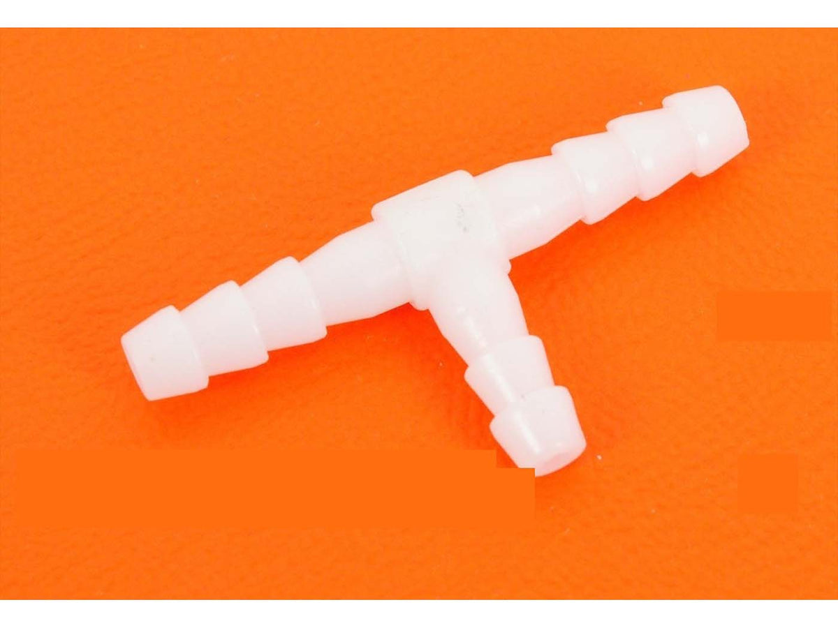 Té plastique 6mm blanc pour Hercules, Prima GT, GX