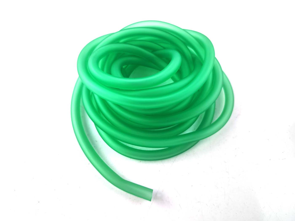 Tuyau d´essence rouleau 5 mètres 6 x 9mm vert transparent pour Zündapp, Kreidler, Hercules, Puch