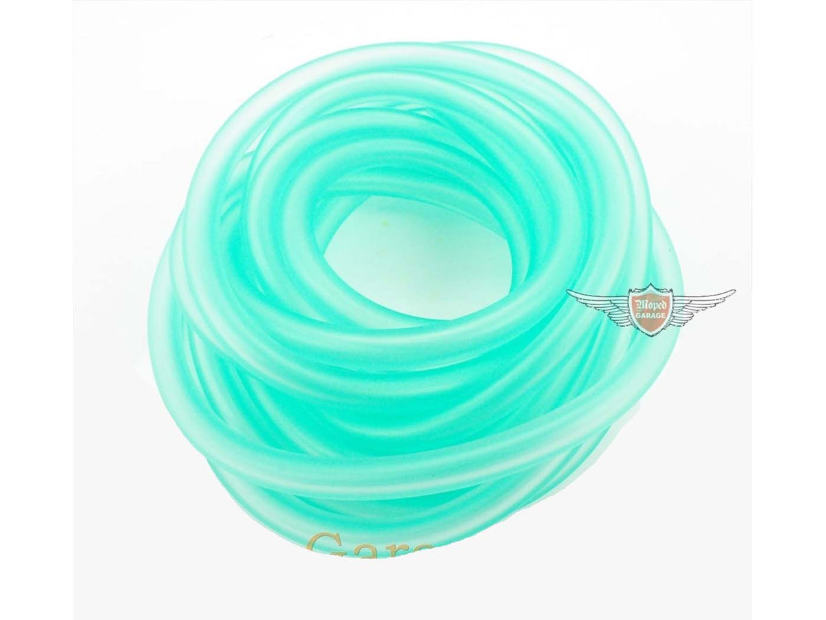 Tuyau d´essence vert transparent 5x10mm 5 mètres pour Zündapp, Kreidler, Hercules, Puch