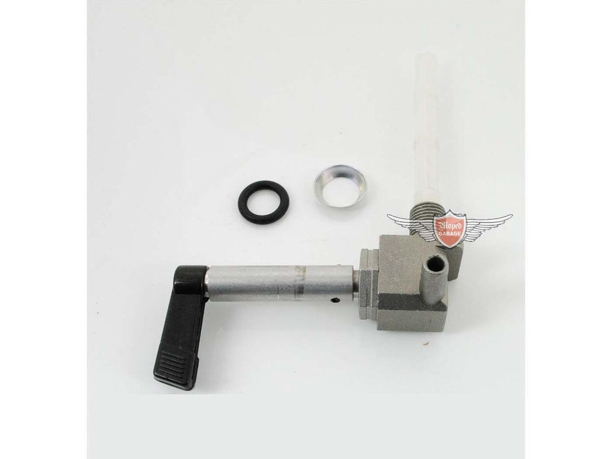 Robinet d´essence M10 x 1,0 longueur de levier 45mm pour Peugeot, Rapido