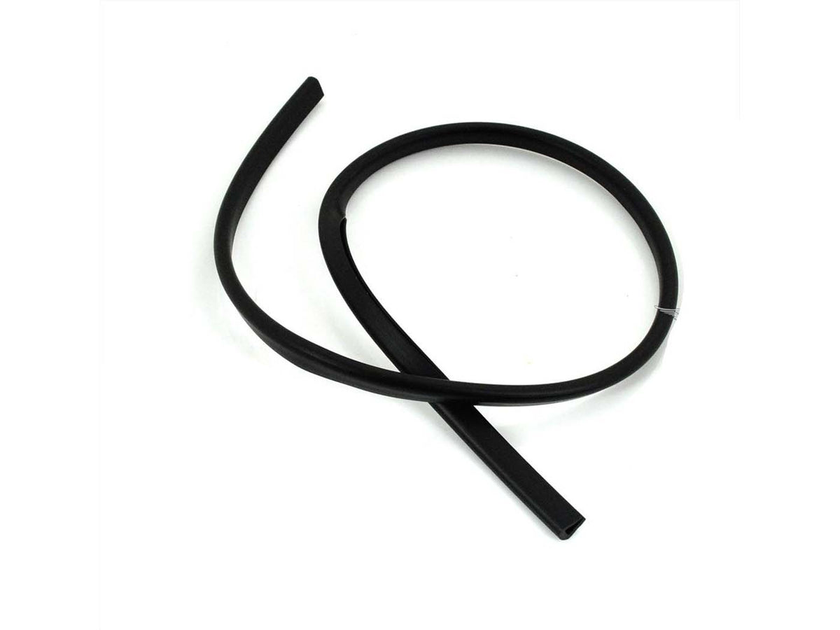 Bande de chant en caoutchouc 8x5mm noir pour cyclomoteur, mobylette, mokick, scooter, moto