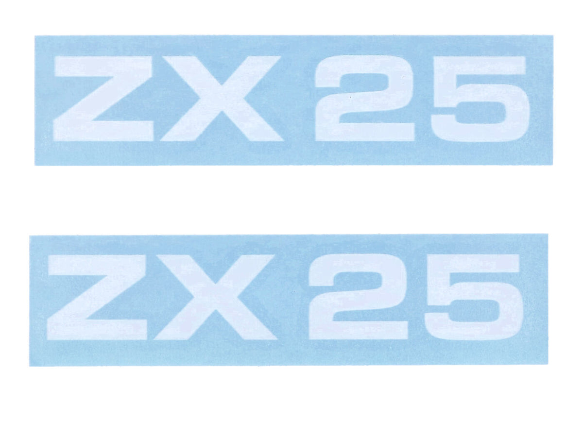 Jeu d´autocollants MOGA 2 pièces largeur 95mm hauteur 17mm pour Zündapp ZX 25