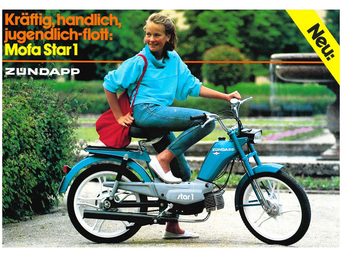 Prospectus cyclomoteur DIN A4 pour Star 1