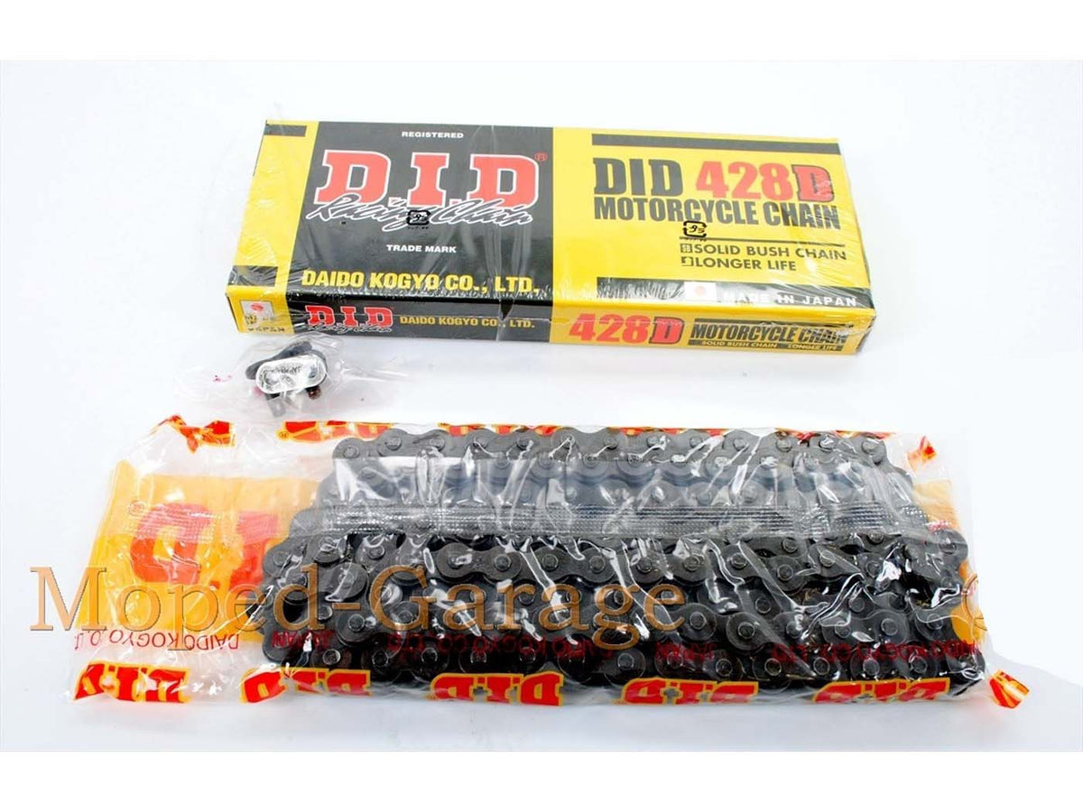 Chaîne DID 114 maillons avec cadenas pour Suzuki, TS 80 ER