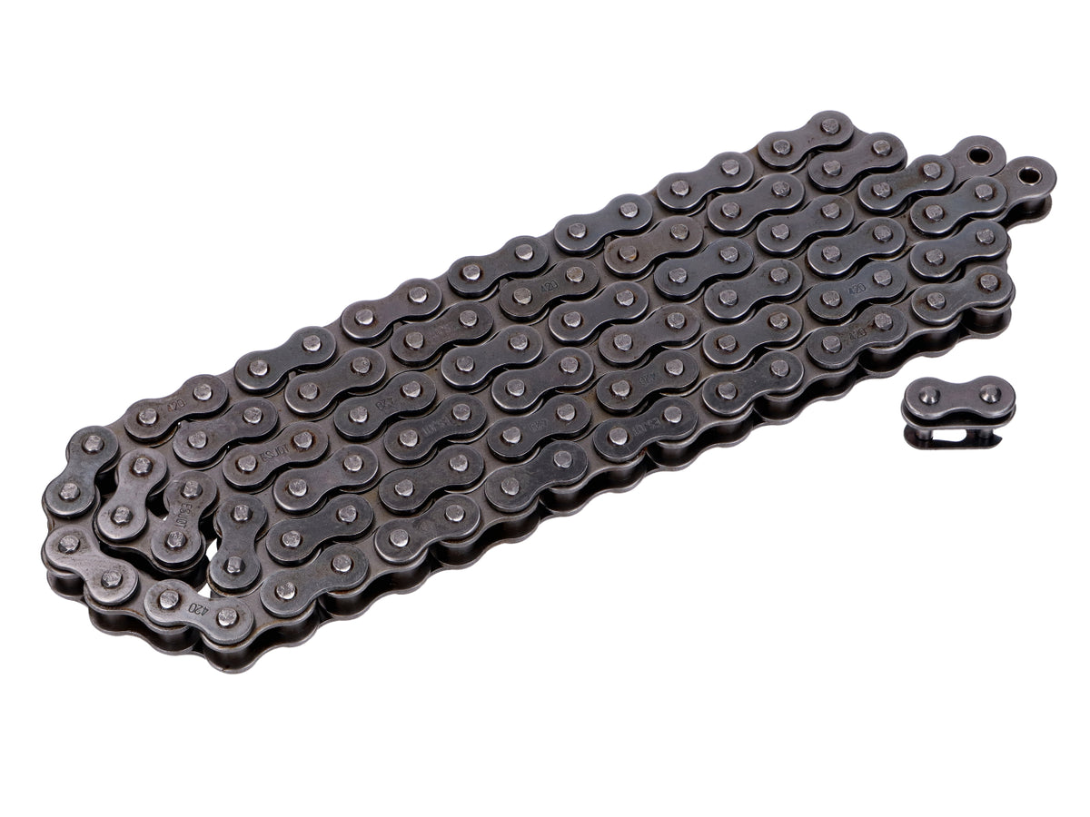 Chaîne Esjot 420 x 98 maillons avec antivol pour Honda C100, C110, C114, SS50, SS50M