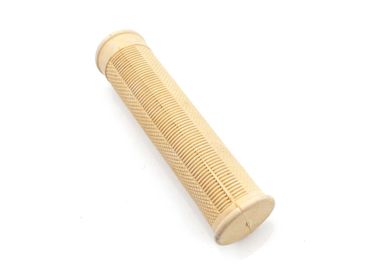 Poignée de guidon ivoire 120mm 22mm pour vélomoteur, cyclomoteur, mobylette