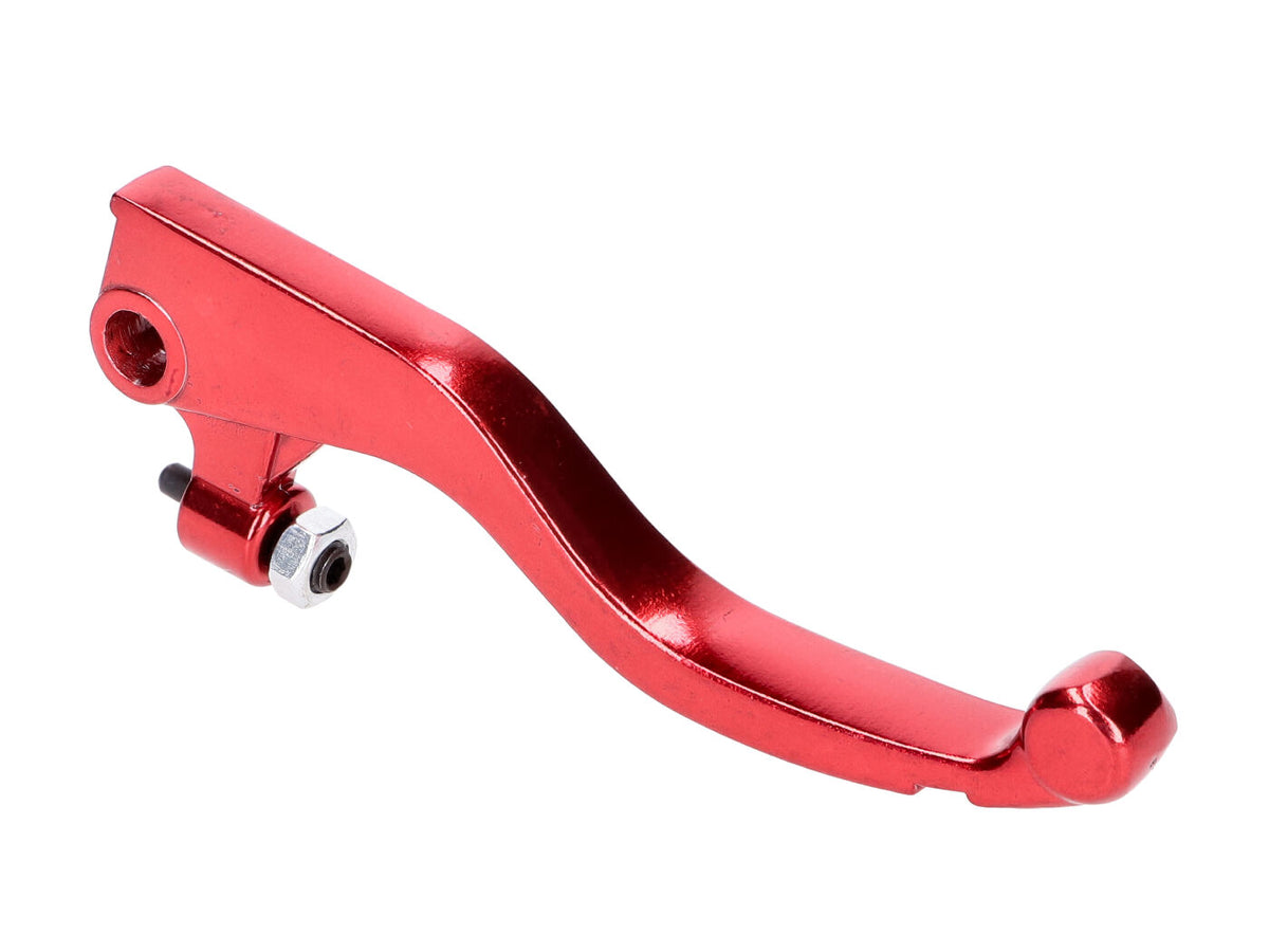 Levier de frein Naraku rouge pour Aprilia RX, SX 11-, Derbi Senda SM, R DRD, Rieju MRT