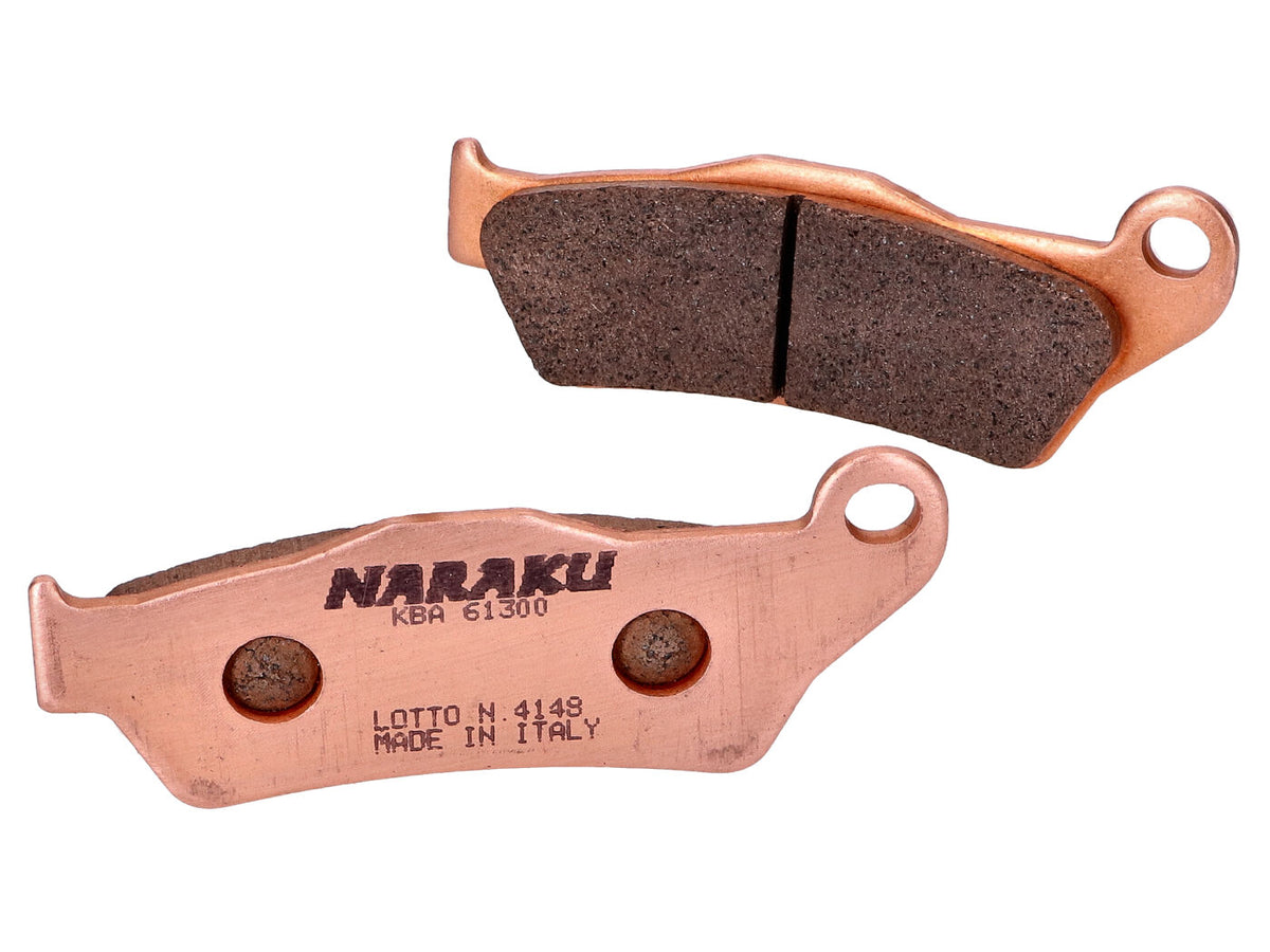 Plaquettes de frein Naraku synthétique pour MBK Skyliner, Yamaha Majesty, Piaggio X9, Gilera Nexus, GP800, Suzuki UH Burgman 125, 150