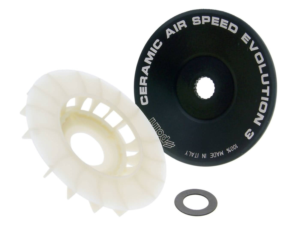 Joue fixe de variateur Polini Ceramic Air Speed Evolution 3 pour Piaggio