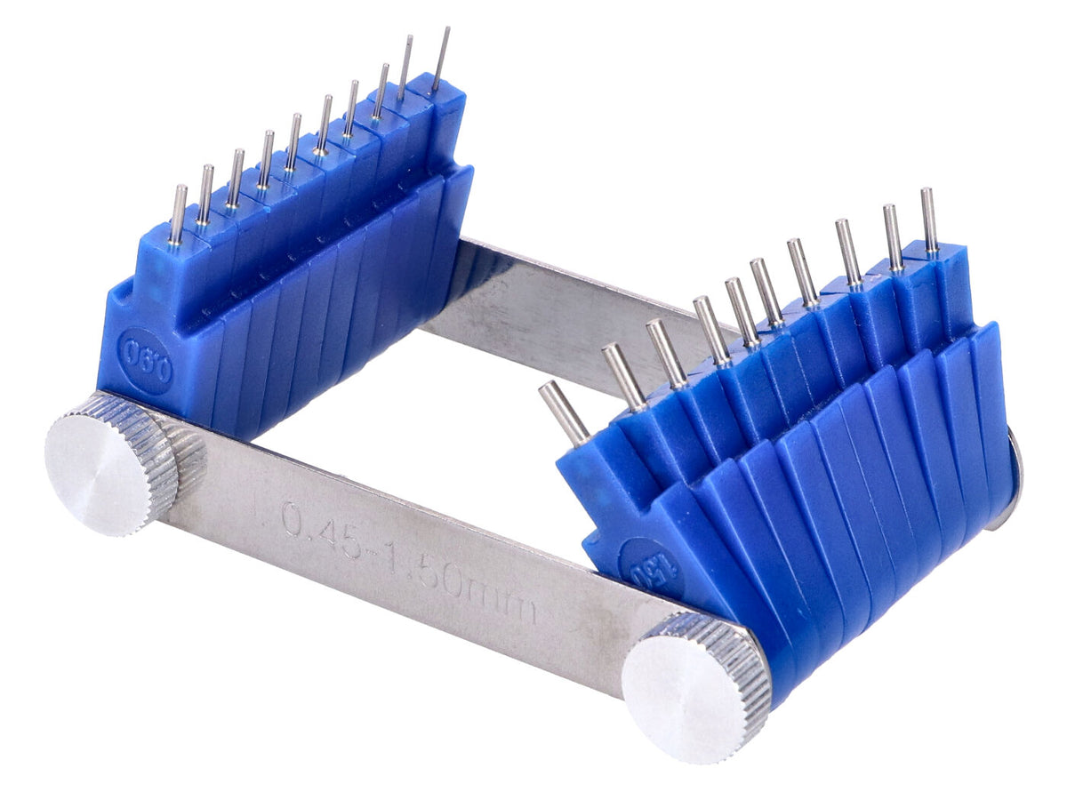 Jeu de jauges de gicleur pour carburateur 0,45-1,50