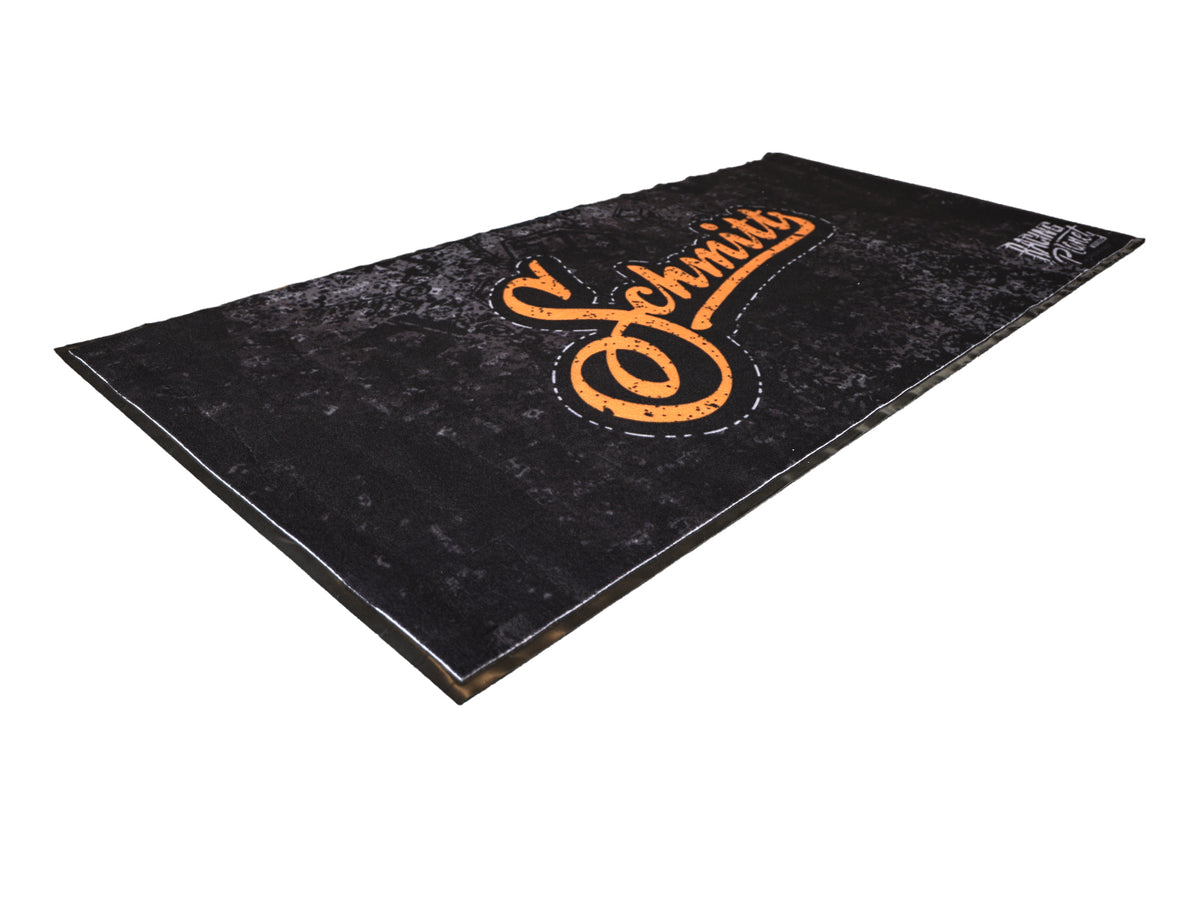 Tapis pour réservoir / atelier Schmitt orange 200 x 100 cm