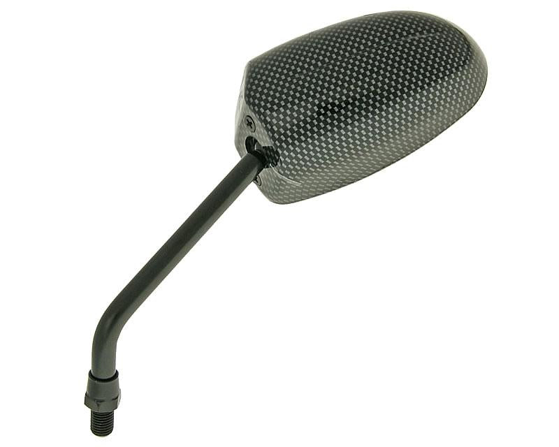Rétroviseur F1 rond Style gauche M10 Carbon-Look