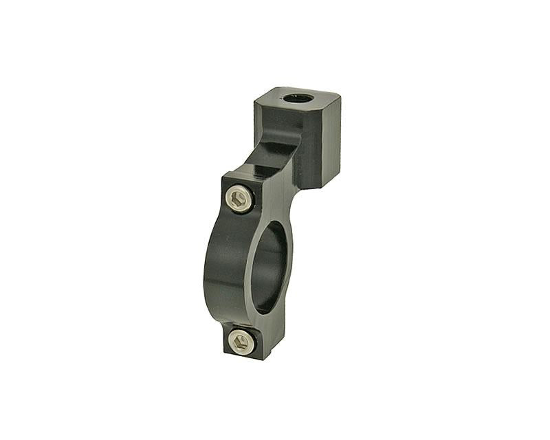 Support de rétroviseur CNC 22mm / M8 filetage à droite - noir