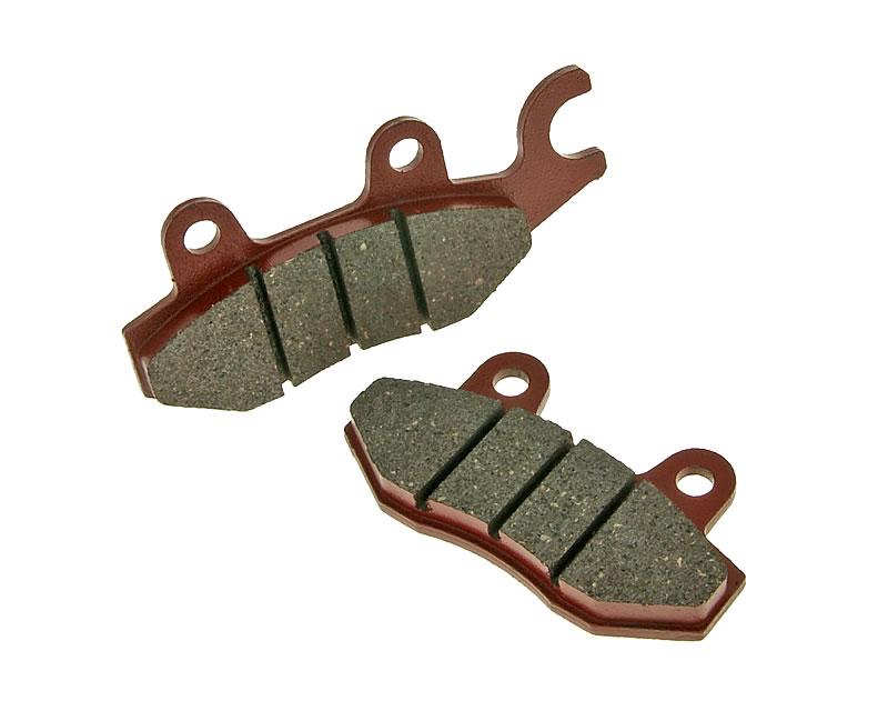 Plaquettes de frein bio pour Kymco, Yamaha, Hyosung = NK430.36