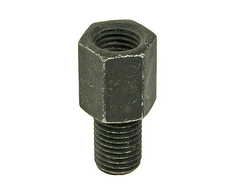 Adaptateur de rétroviseur - Montage M10 filetage à gauche - Miroir M10 filetage à droite
