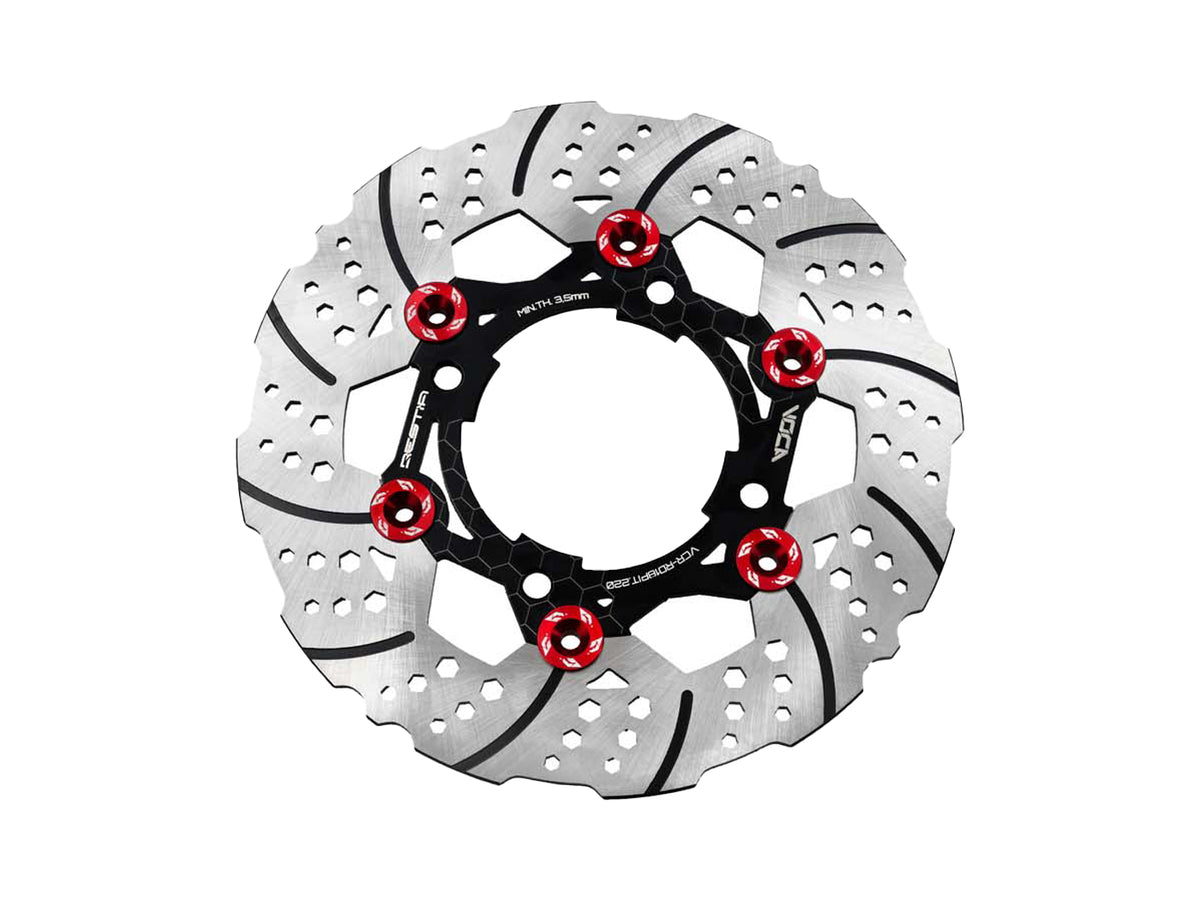Disque de frein Voca flottant 220mm pour YCF Minimotard Pitbike ZS 155, Daytona 190, ZS 190, YX 160, SM 90