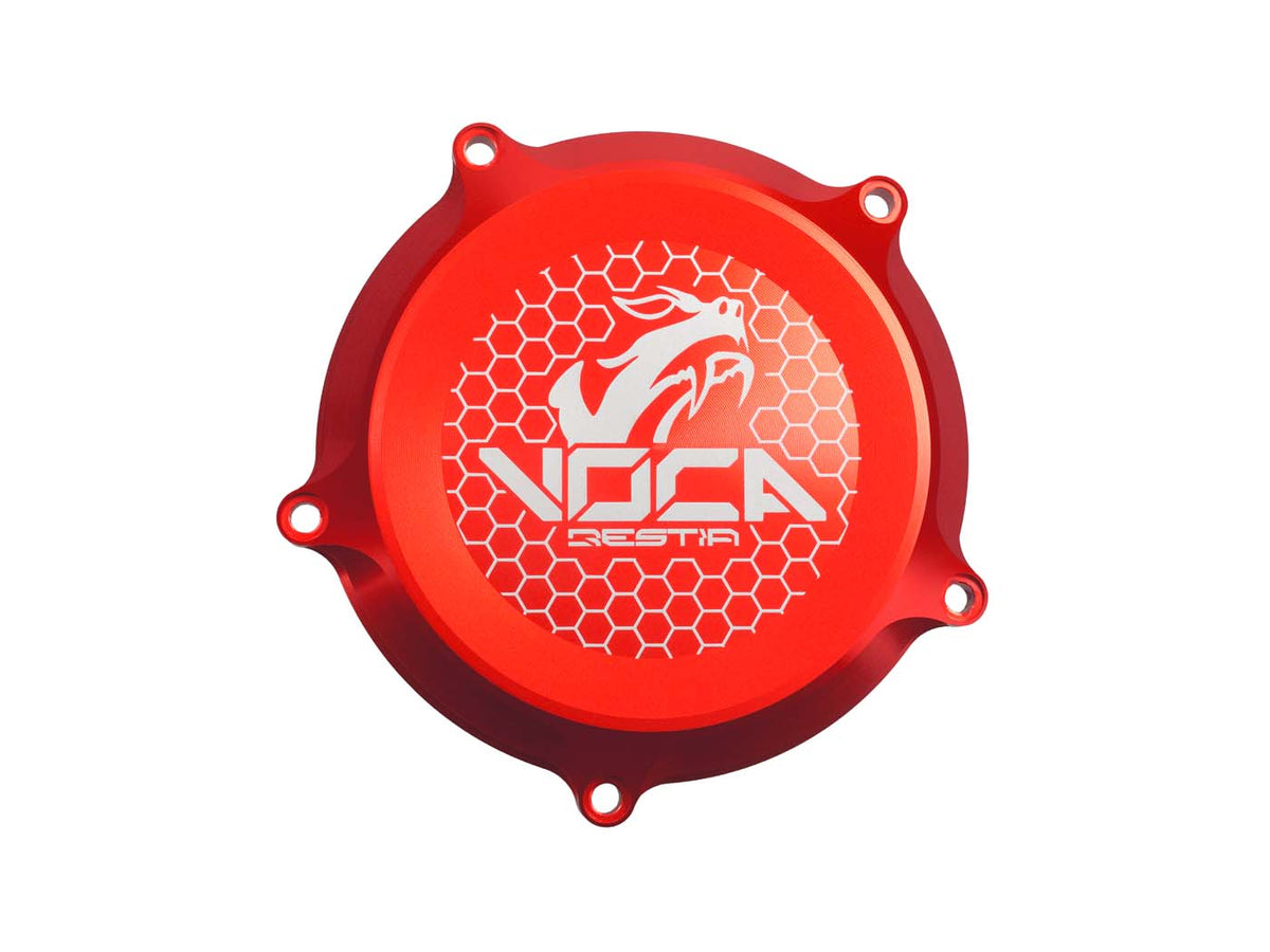 Couvercle d´embrayage Voca CNC rouge pour Minarelli AM6