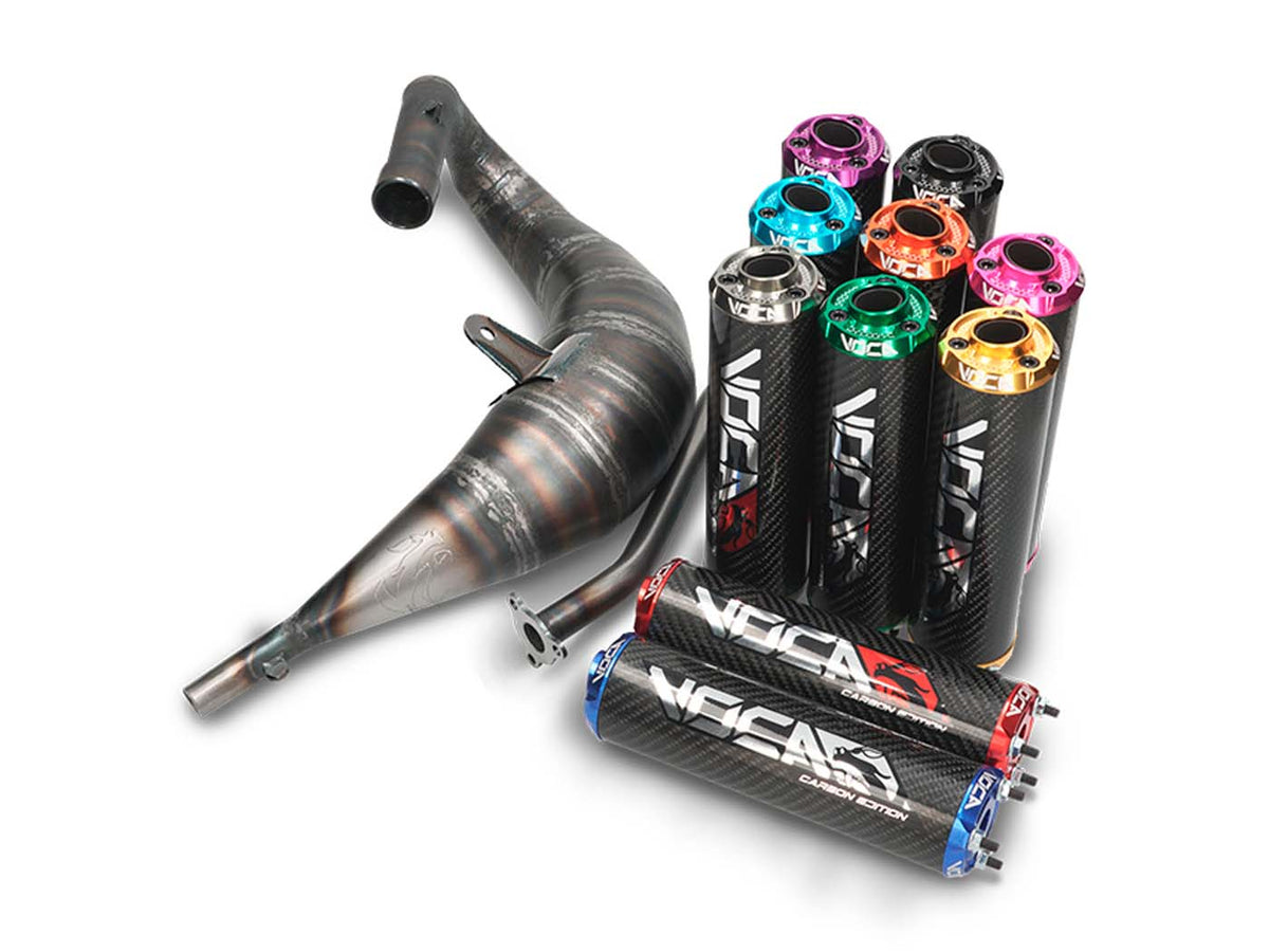 Pot d嫎chappement Voca Cross 80/90ccm pour Derbi DRD Pro