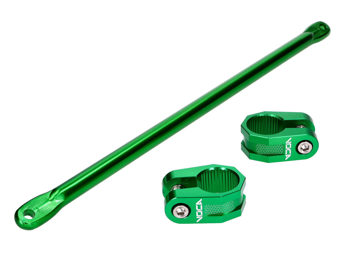 Pince de guidon avec support de guidon VOCA Racing CNC vert