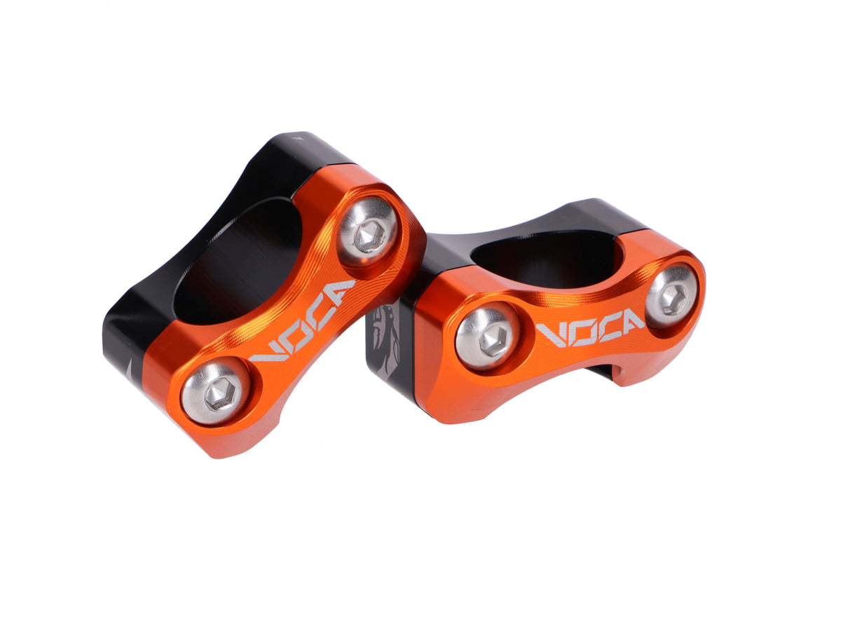 Kit de montage sur guidon VOCA V2 HB28 CNC 22-28 - orange