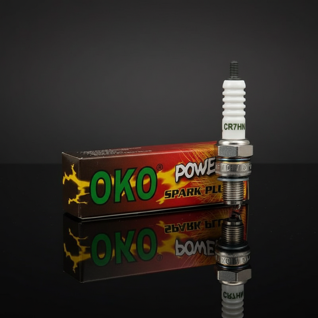 Bougie OKO Power fond sombre