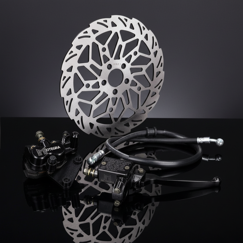 Kit frein disque Motegra fond sombre