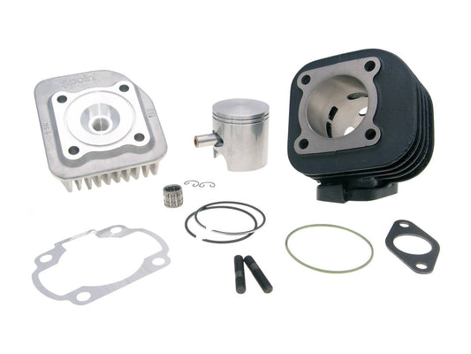 Kit de cylindres Polini en fonte Racing d=47mm 70ccm 12mm incliné pour Minarelli couché AC