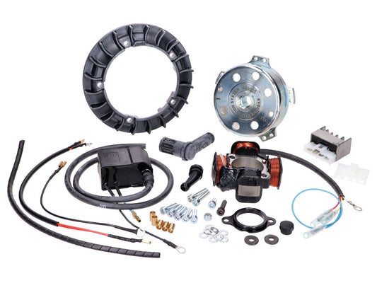 Allumage Polini Evolution 12V pour Piaggio Ciao, Boss, Boxer, SI, Grillo, Bravo, Superbravo