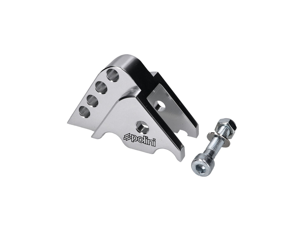 Rehausse dÃÂ´amortisseur Polini CNC 4 trous en aluminium pour Minarelli horizontal