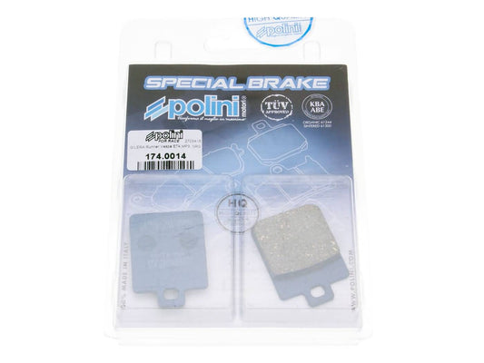 Plaquettes de frein Polini organiques pour Gilera Piaggio Vespa