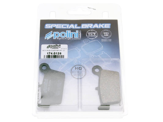 Plaquettes de frein Polini bio pour Beta RR50