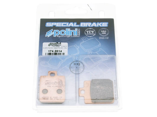 Plaquettes de frein Polini Sinter pour Gilera Piaggio Vespa