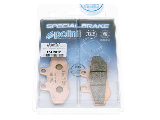 Plaquettes de frein Polini Sinter pour Aprilia Gilera MBK Yamaha
