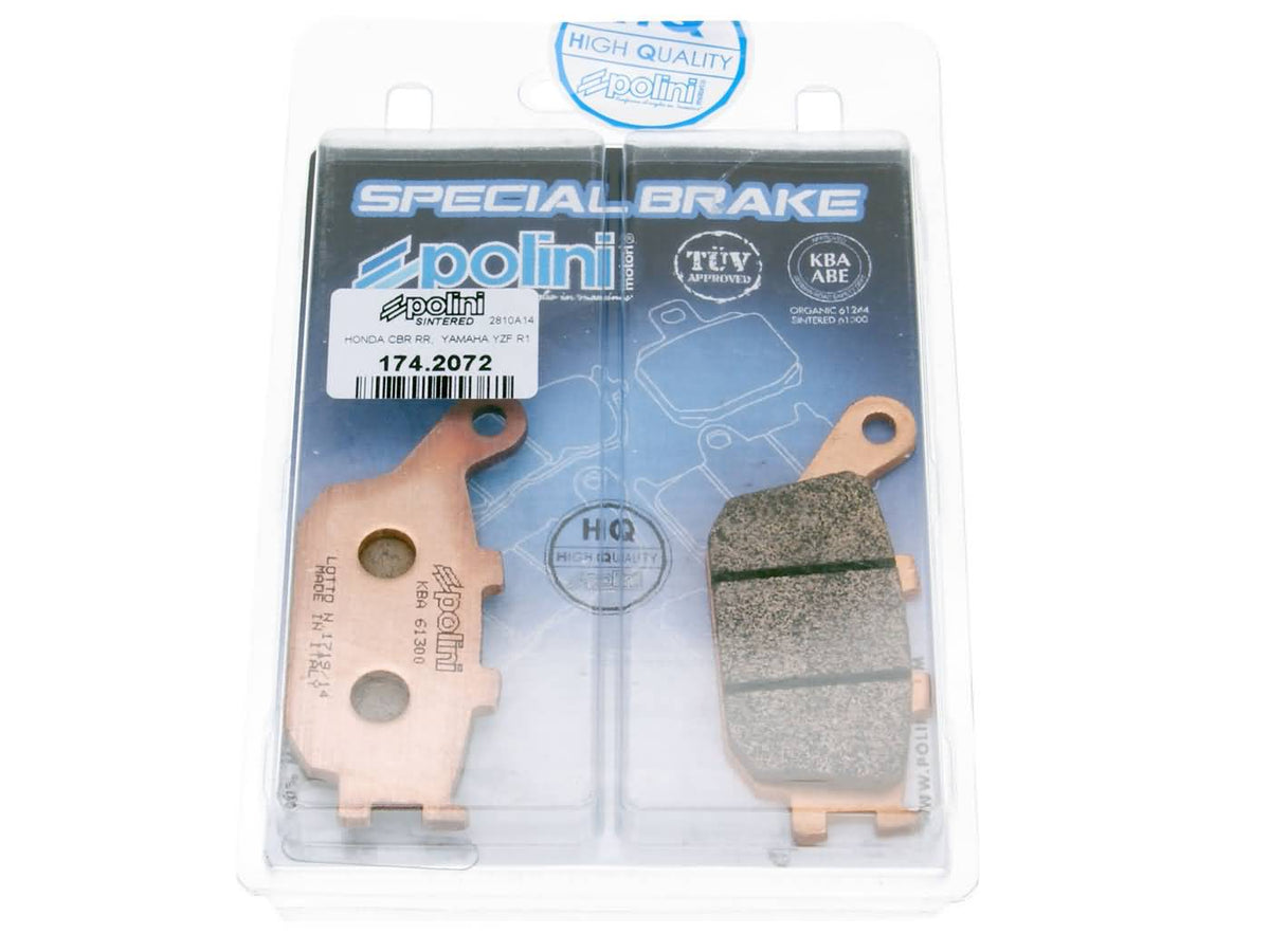 Plaquettes de frein Polini Sinter pour la Honda Forza Jazz (00-04)