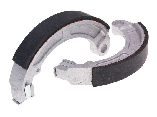 MÃ¢choires de frein Polini 125x20mm pour frein Ã  tambour pour Vespa V50 (9 pouces)