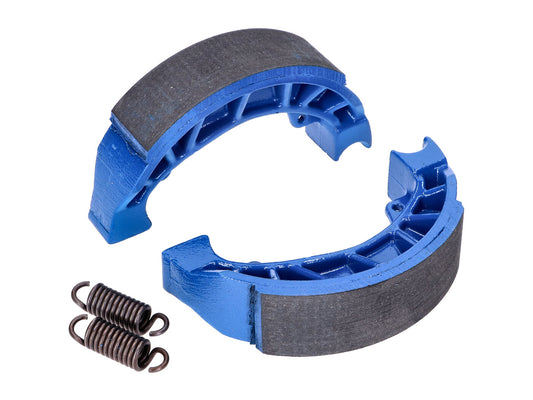 Jeu de mâchoires de frein Polini Sport 110x25mm avec ressorts pour frein à tambour pour Gilera Runner, Piaggio NRG, ZIP, Vespa S50